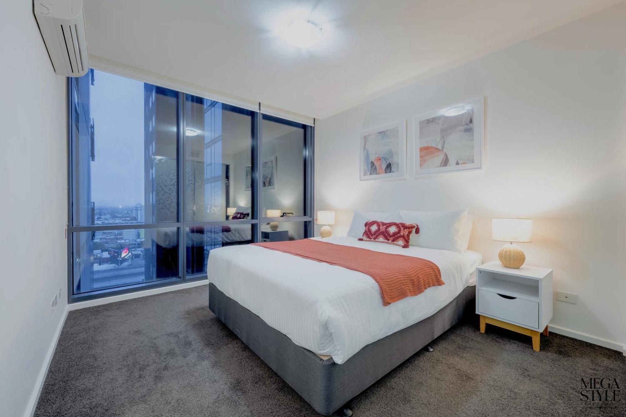 Mega Style Apartments Mainpoint Melbourne Rum bild