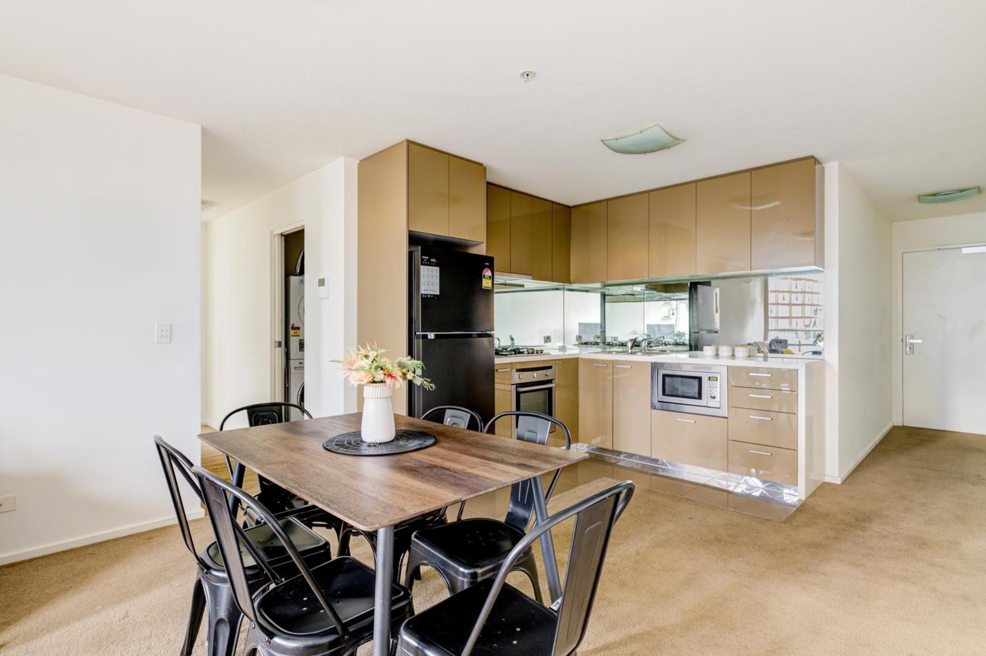 Mega Style Apartments Mainpoint Melbourne Rum bild