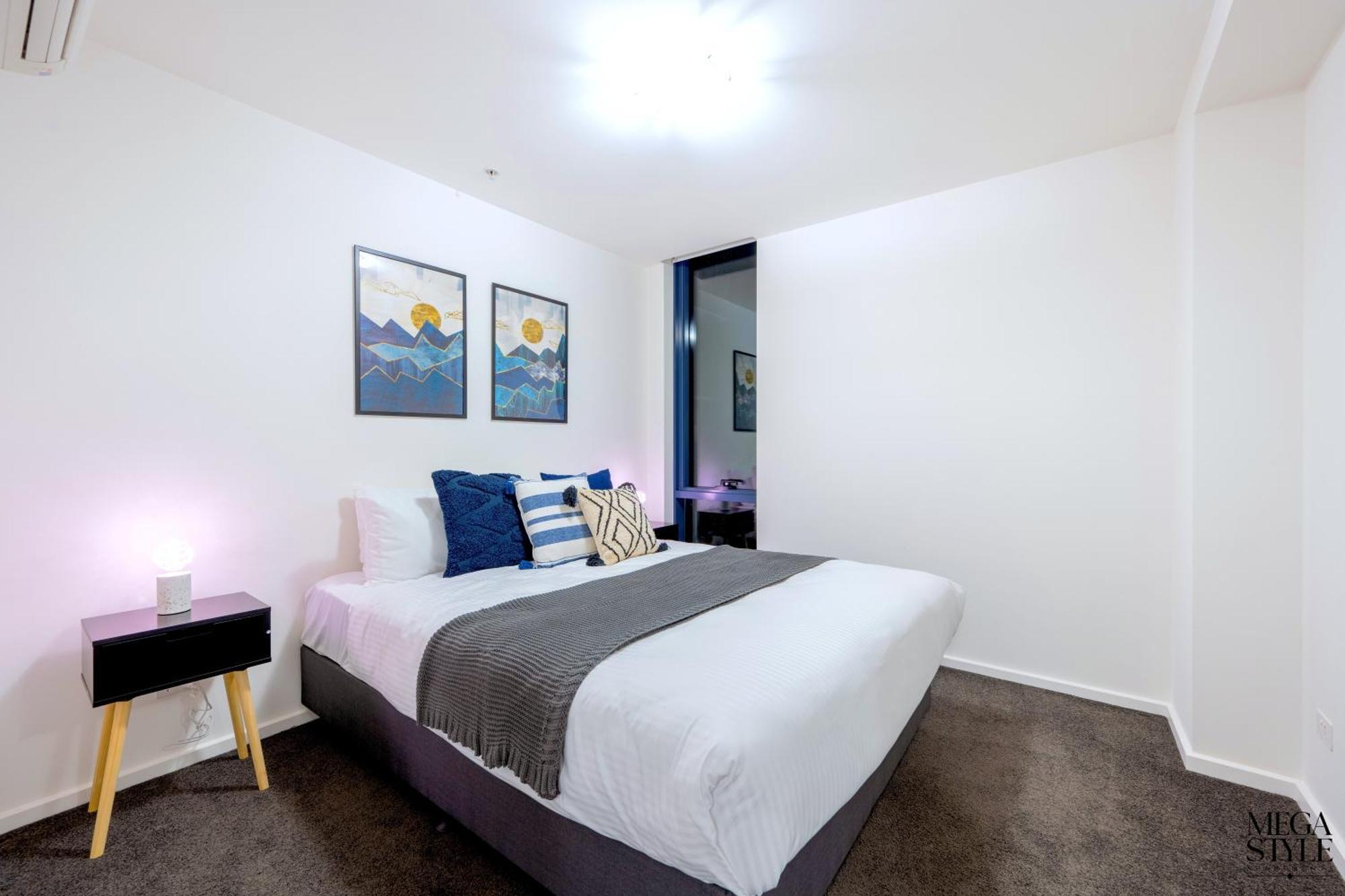 Mega Style Apartments Mainpoint Melbourne Rum bild