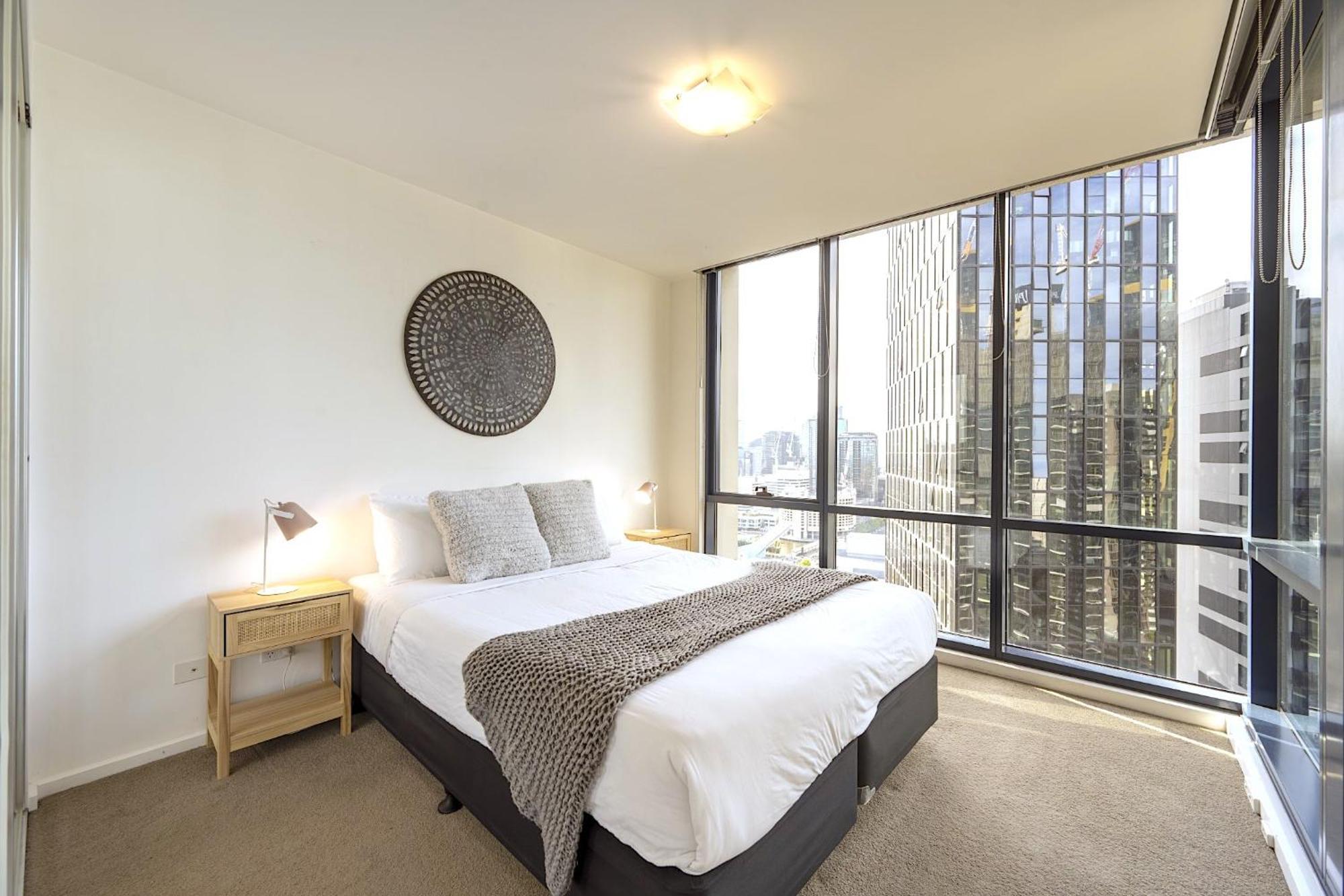 Mega Style Apartments Mainpoint Melbourne Rum bild