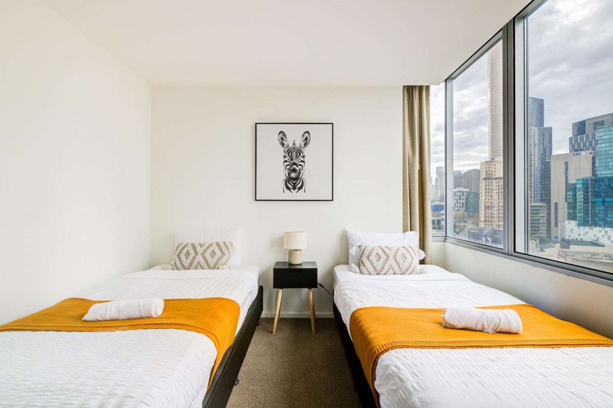 Mega Style Apartments Mainpoint Melbourne Rum bild