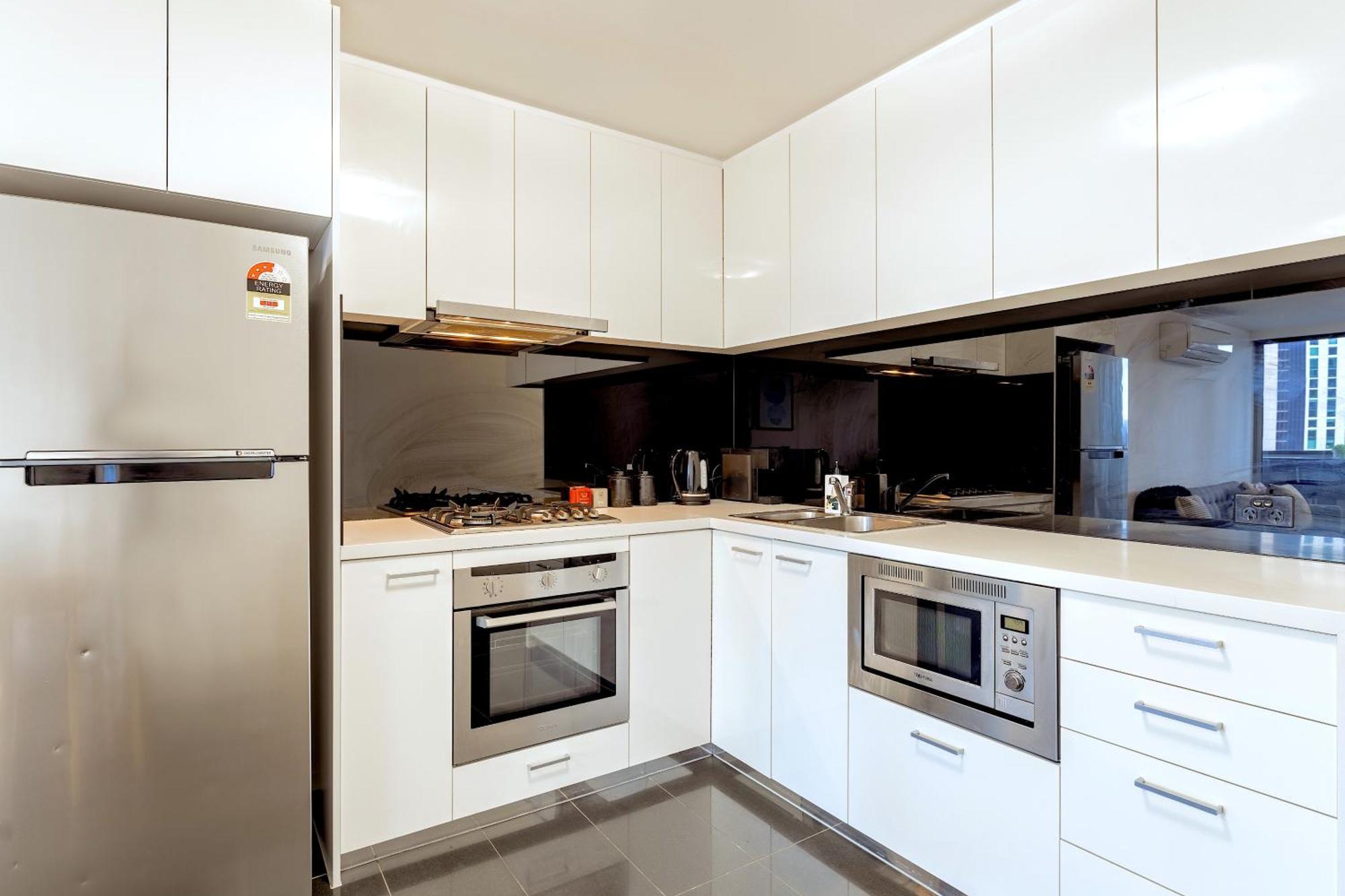 Mega Style Apartments Mainpoint Melbourne Rum bild