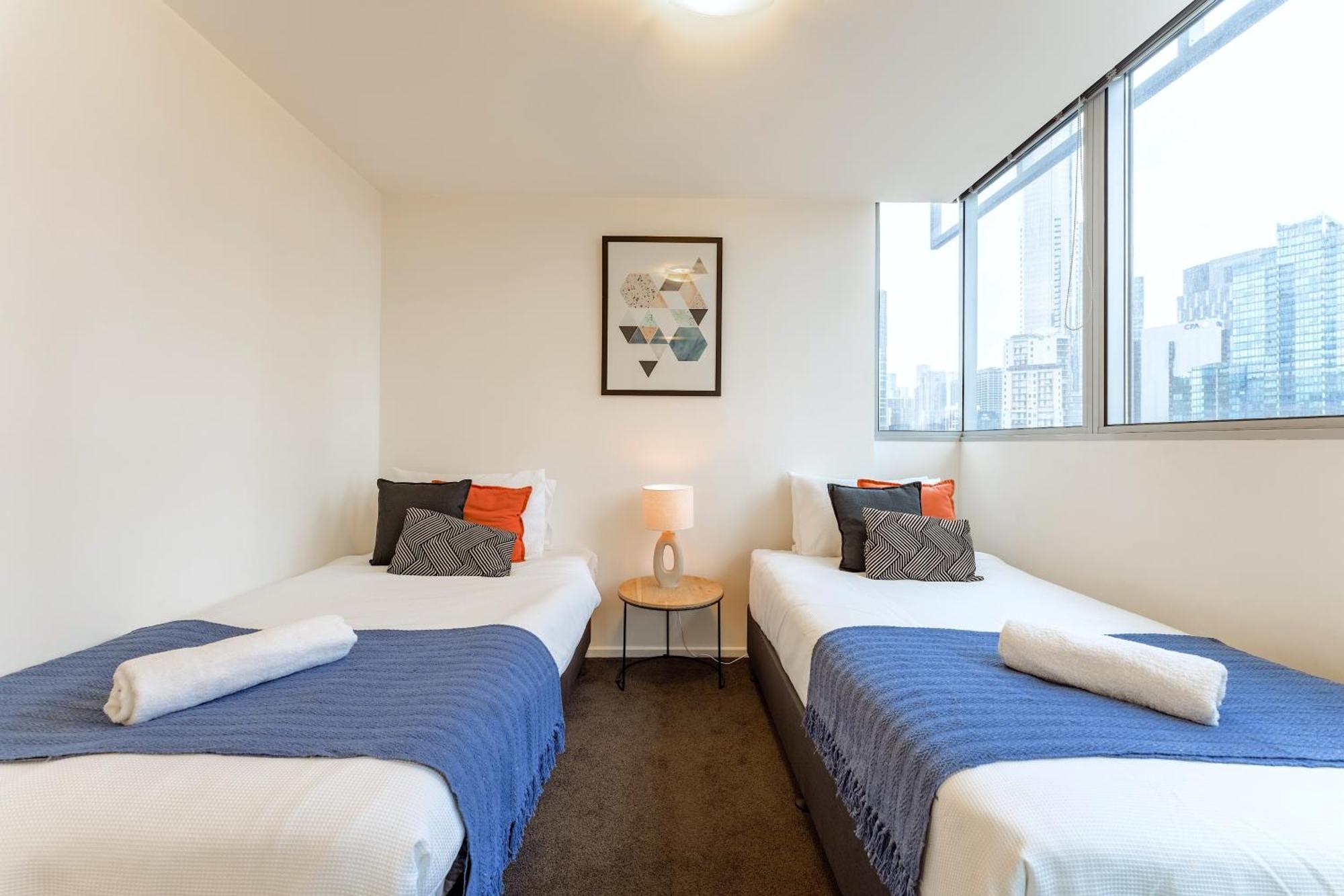 Mega Style Apartments Mainpoint Melbourne Rum bild