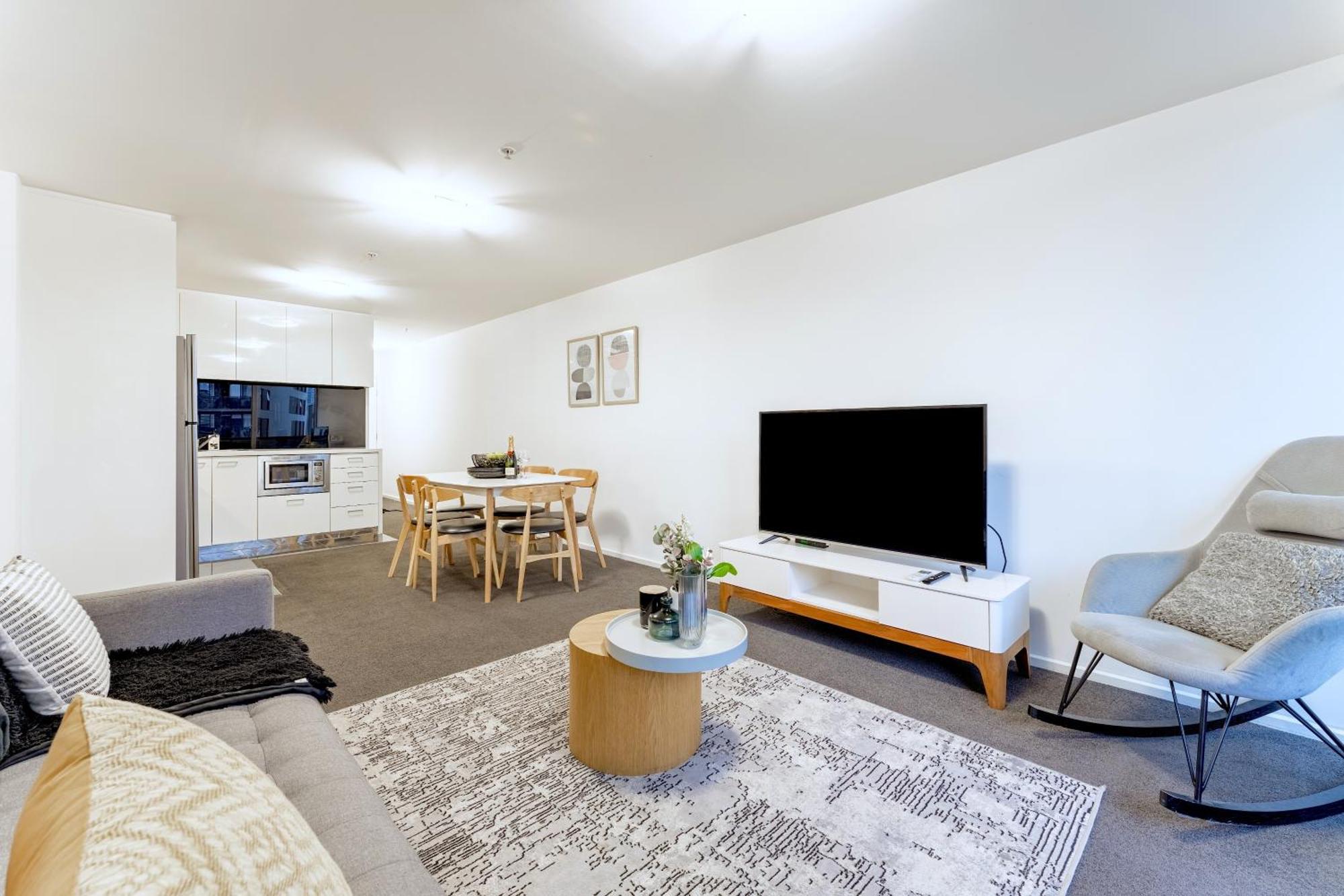 Mega Style Apartments Mainpoint Melbourne Rum bild