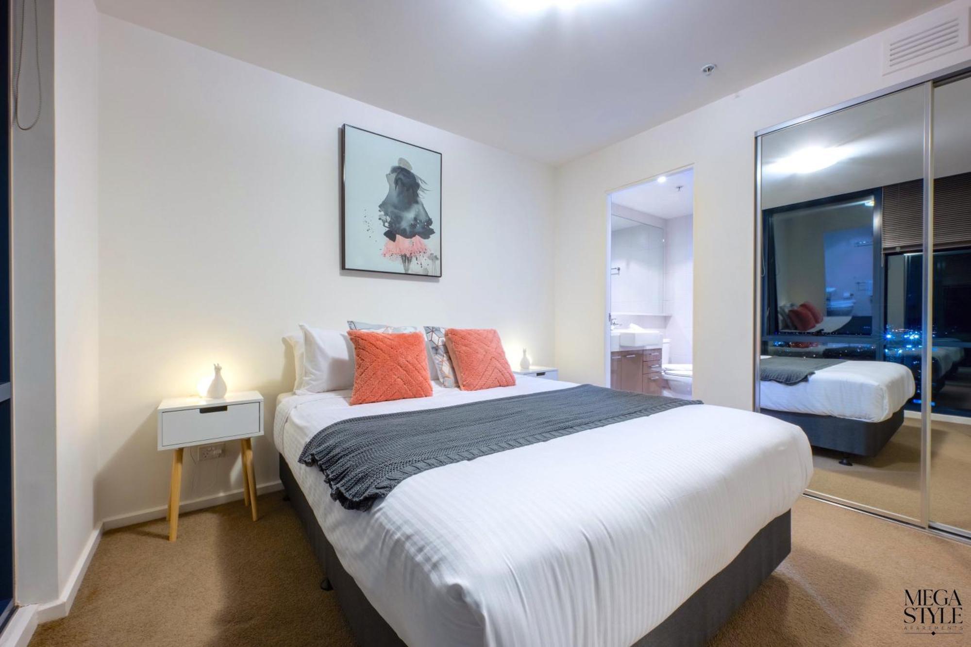 Mega Style Apartments Mainpoint Melbourne Rum bild