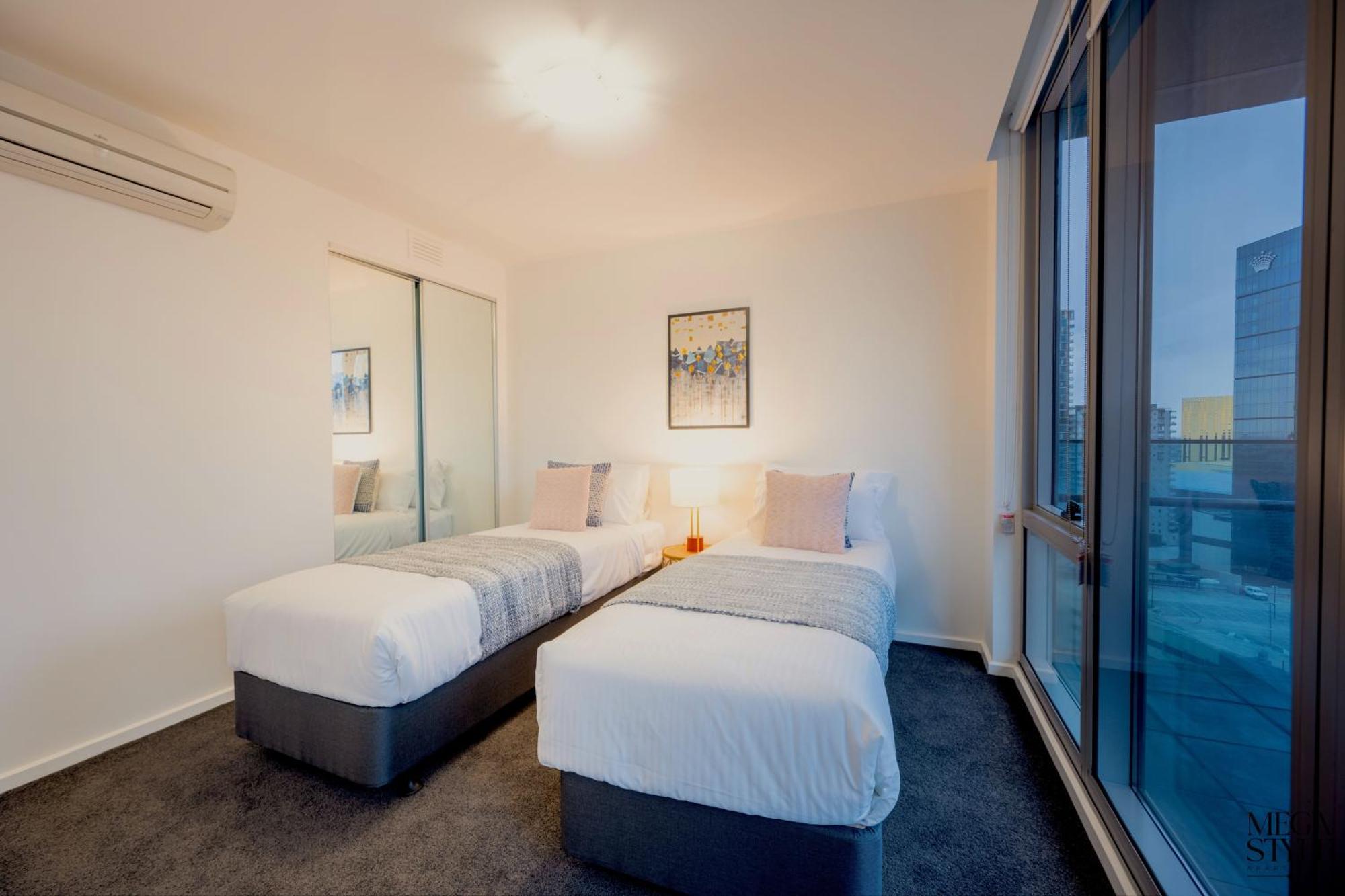 Mega Style Apartments Mainpoint Melbourne Rum bild