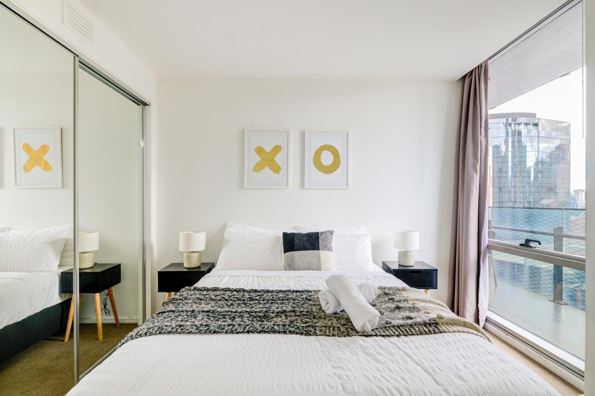 Mega Style Apartments Mainpoint Melbourne Rum bild