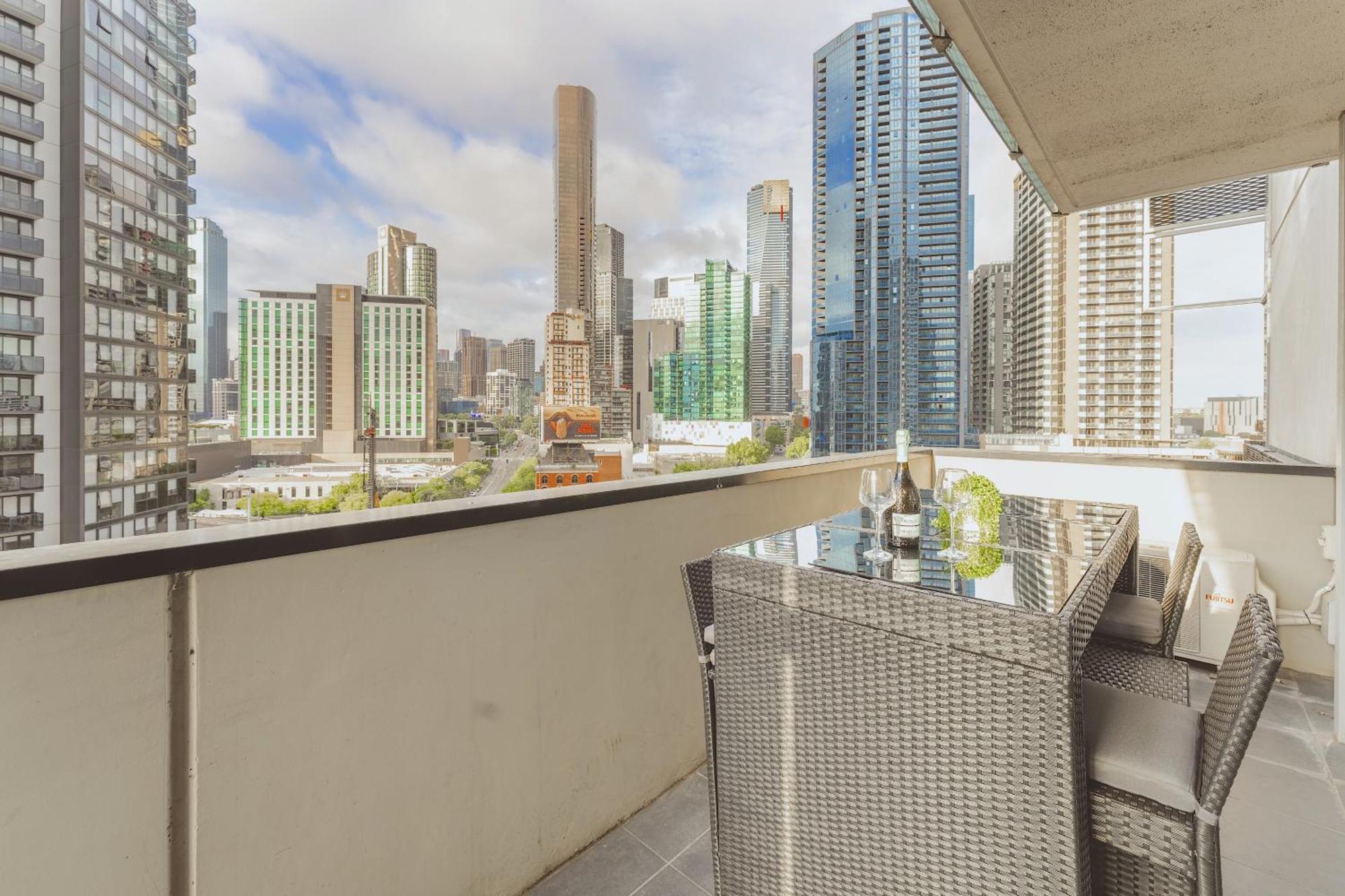 Mega Style Apartments Mainpoint Melbourne Rum bild