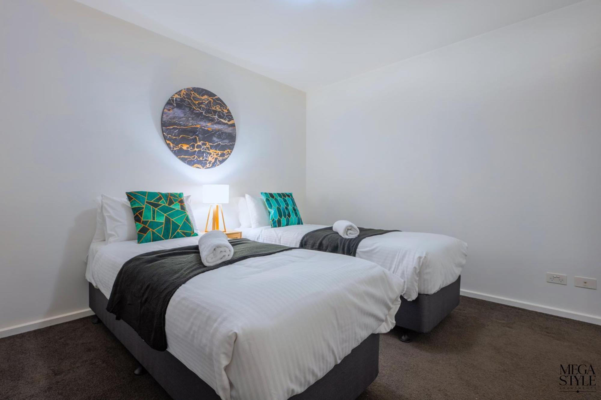 Mega Style Apartments Mainpoint Melbourne Rum bild