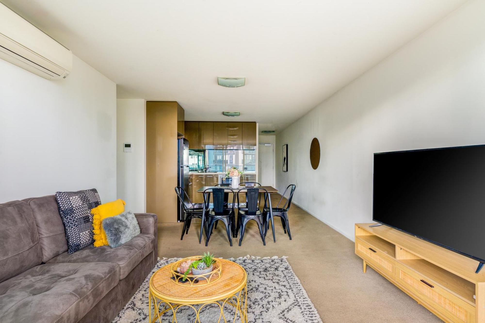 Mega Style Apartments Mainpoint Melbourne Rum bild