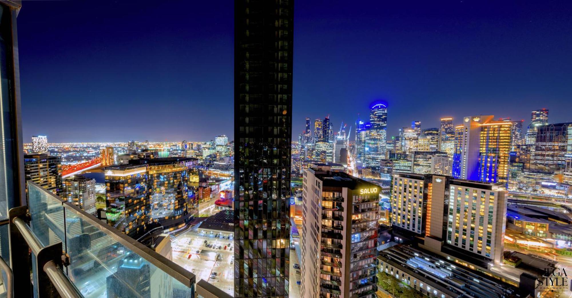 Mega Style Apartments Mainpoint Melbourne Rum bild
