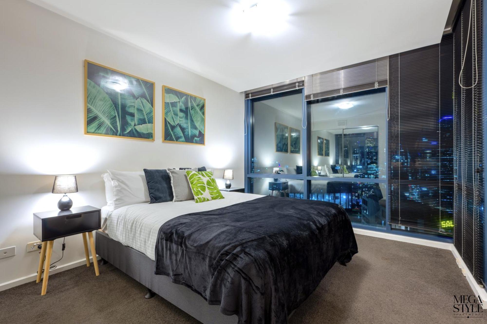 Mega Style Apartments Mainpoint Melbourne Rum bild