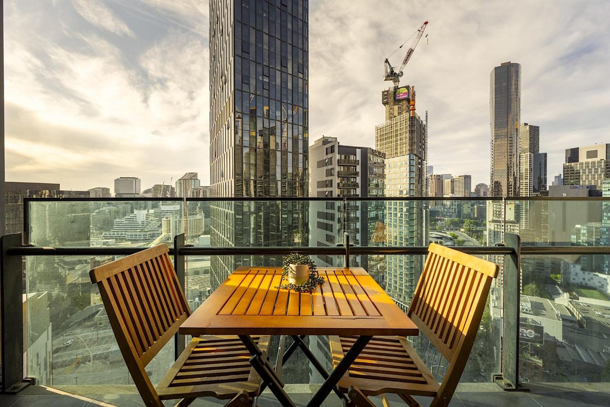 Mega Style Apartments Mainpoint Melbourne Rum bild