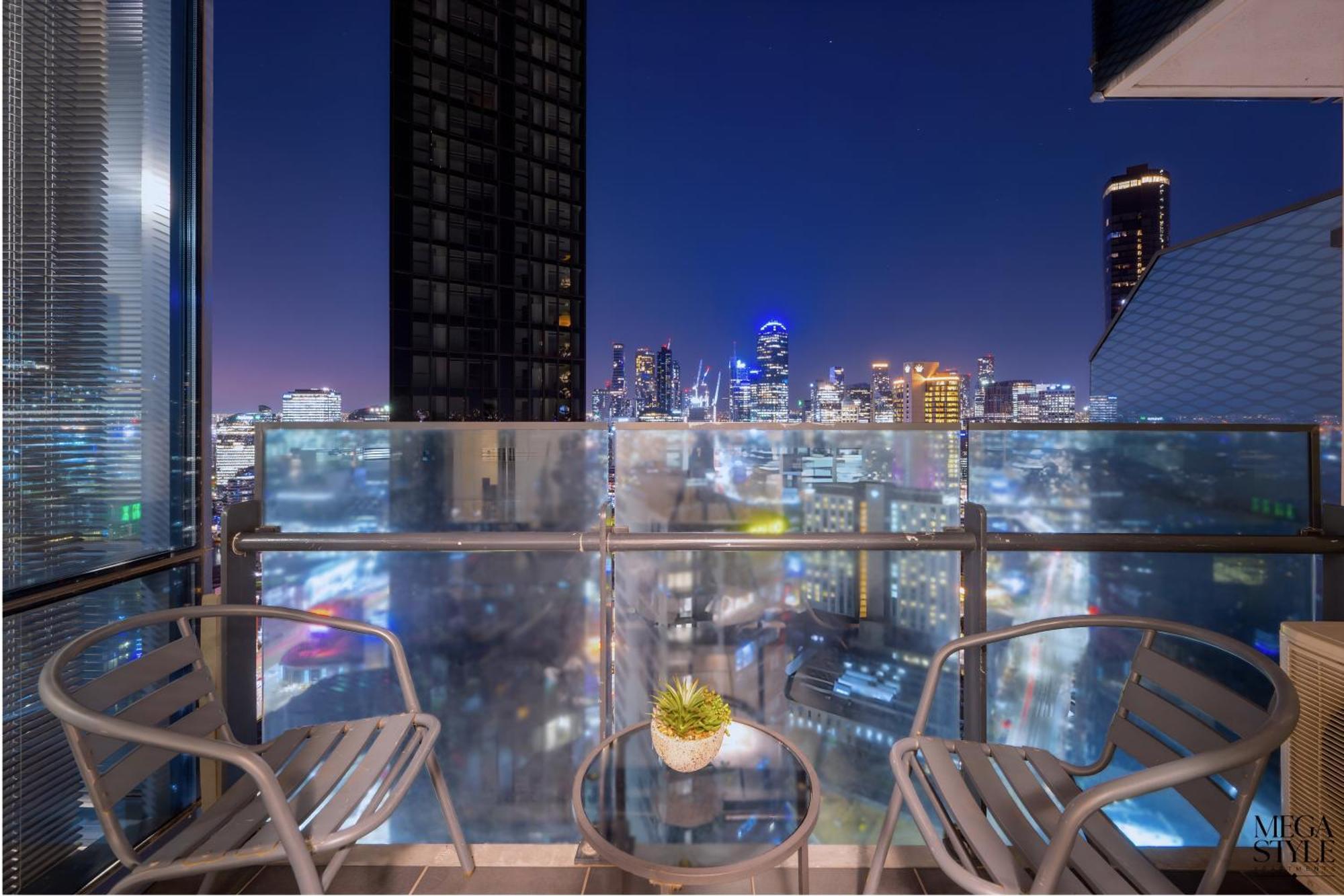 Mega Style Apartments Mainpoint Melbourne Rum bild
