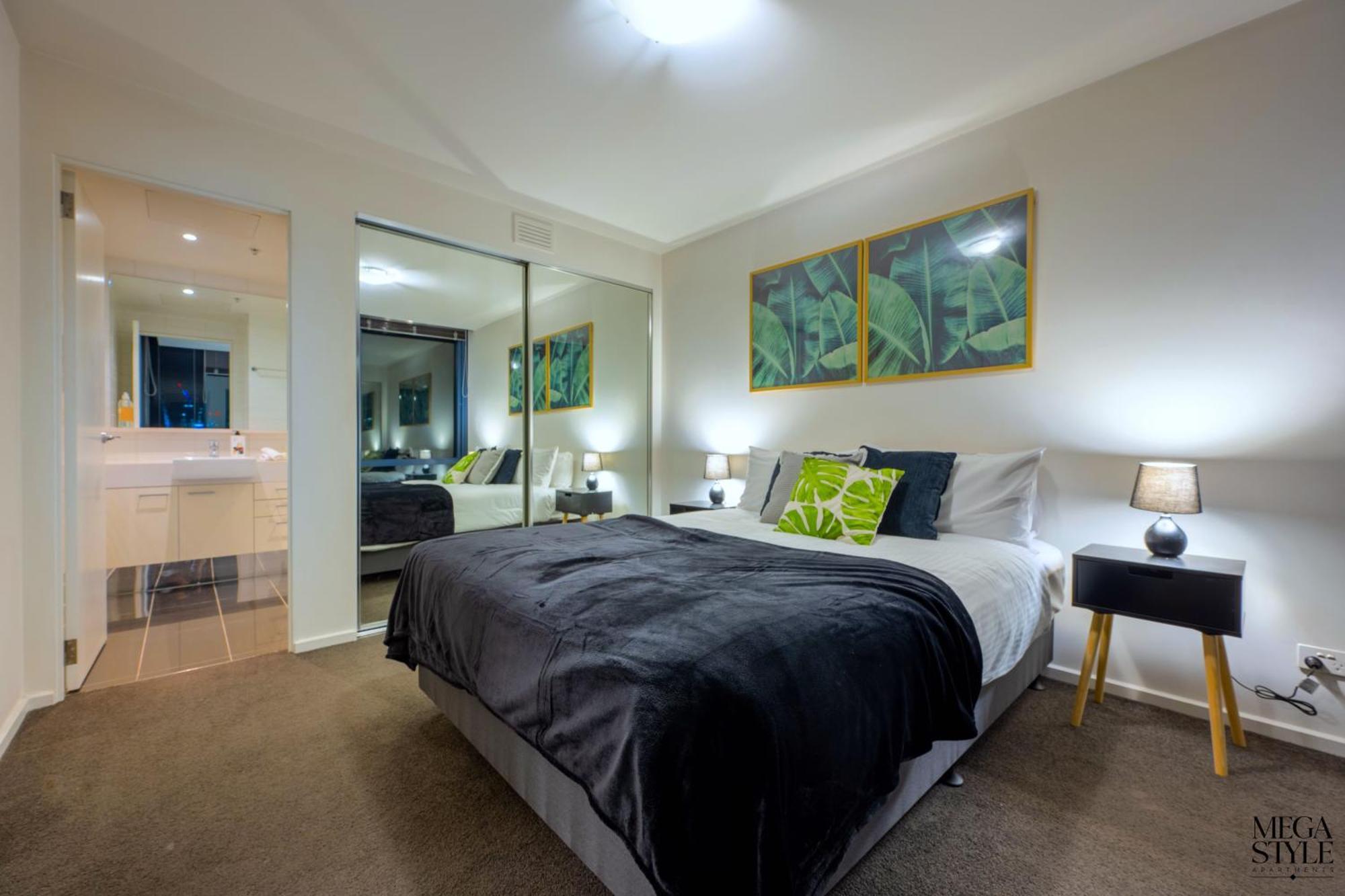 Mega Style Apartments Mainpoint Melbourne Rum bild