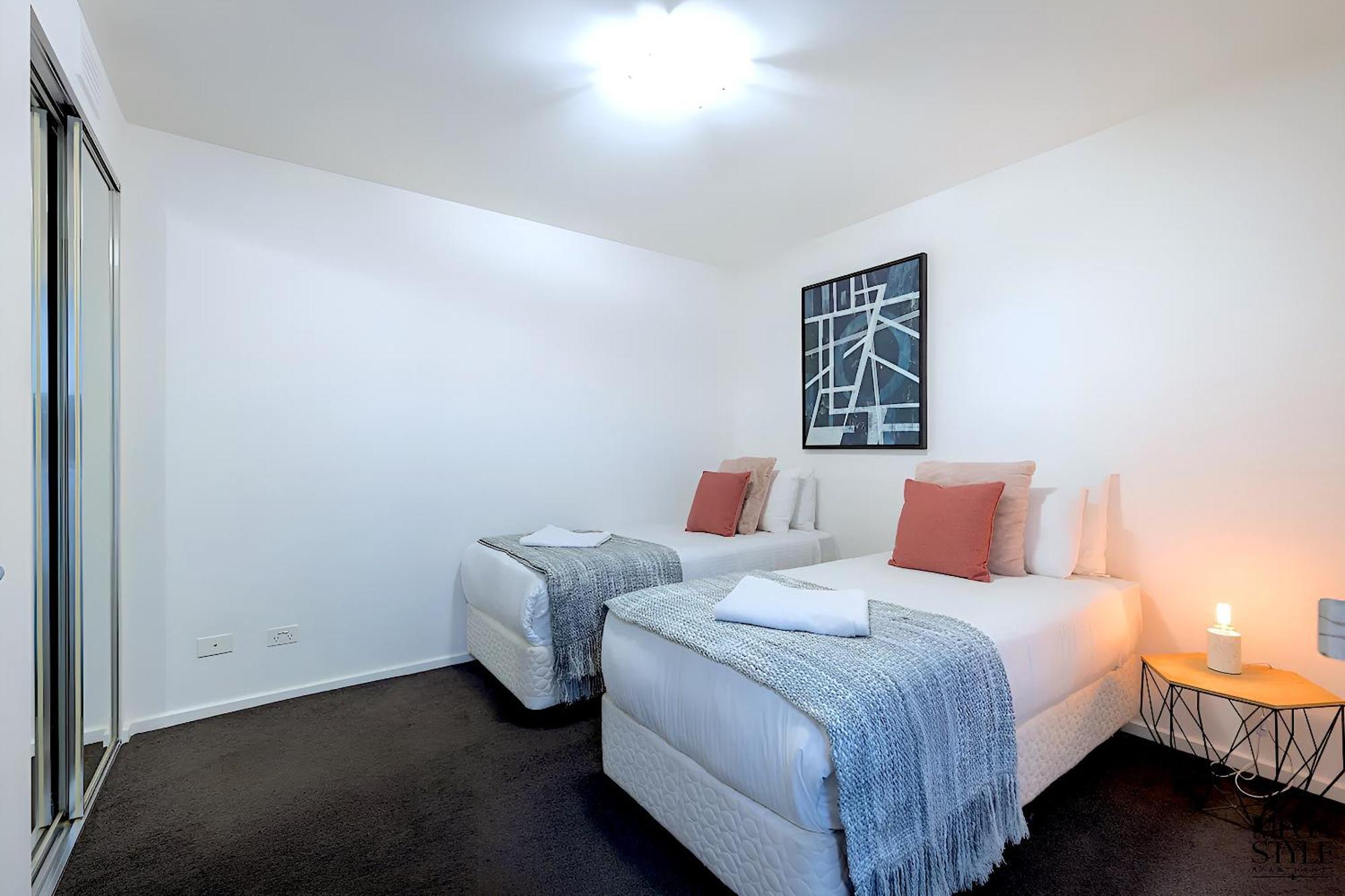 Mega Style Apartments Mainpoint Melbourne Rum bild